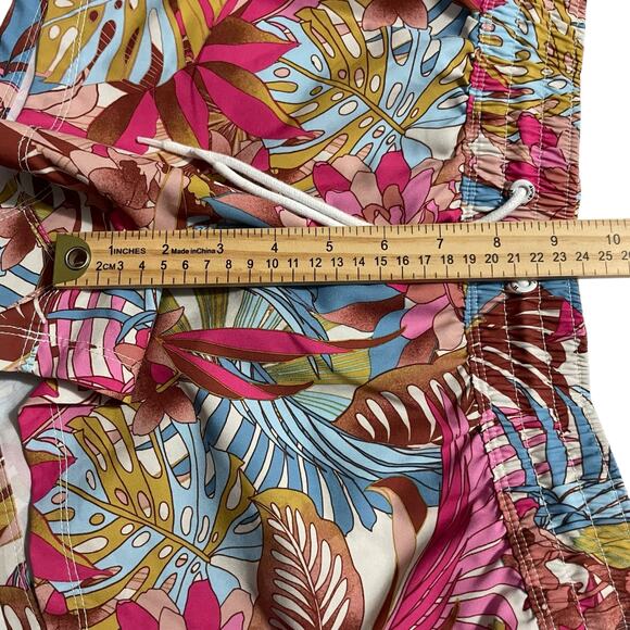 Hurley Womens Board Shorts Size Small Supersuade Palm Paradise Floral Swim Surf - Picture 8 of 10